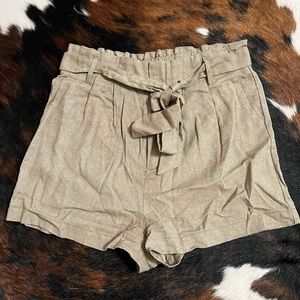 Paper bag waist shorts!